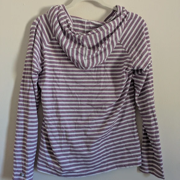 Columbia Women's Striped Omni Wick Sun Hoodie - Picture 2 of 5